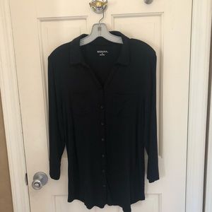 Merona Faux Button up Top